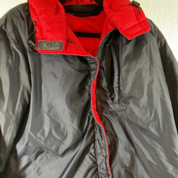 LANDS’ END Goosedown Puffer Coat Jacket Reversible Big Girls Large 14-16 Regular - Picture 9 of 12